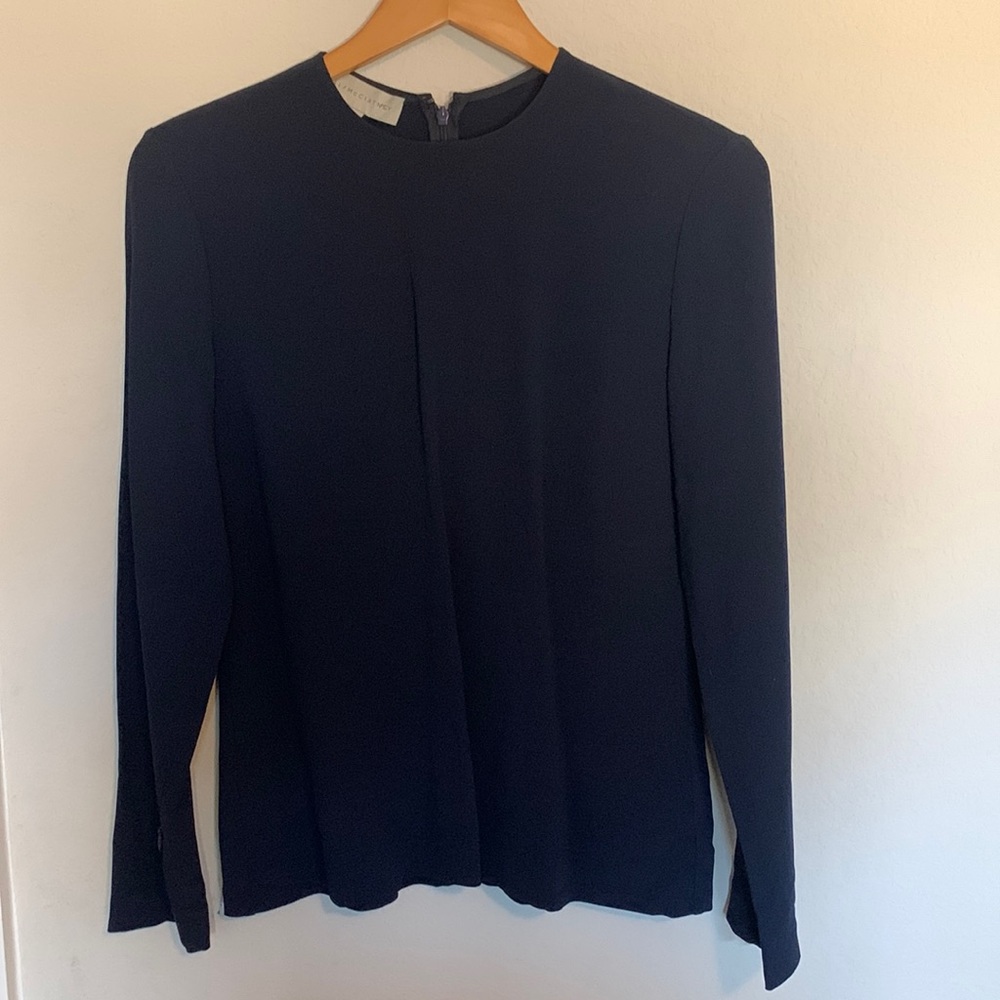 Stella McCartney long sleeve navy shirt
